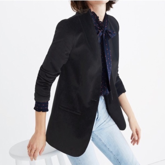 Madewell Jackets & Blazers - Madewell Lauren Velvet Blazer
